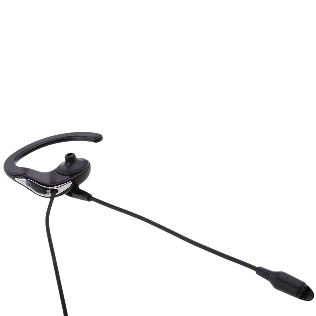 Earpiece Headset PTT Mic 2 PIN for Kenwood PUXING Baofeng Walkie Talkie