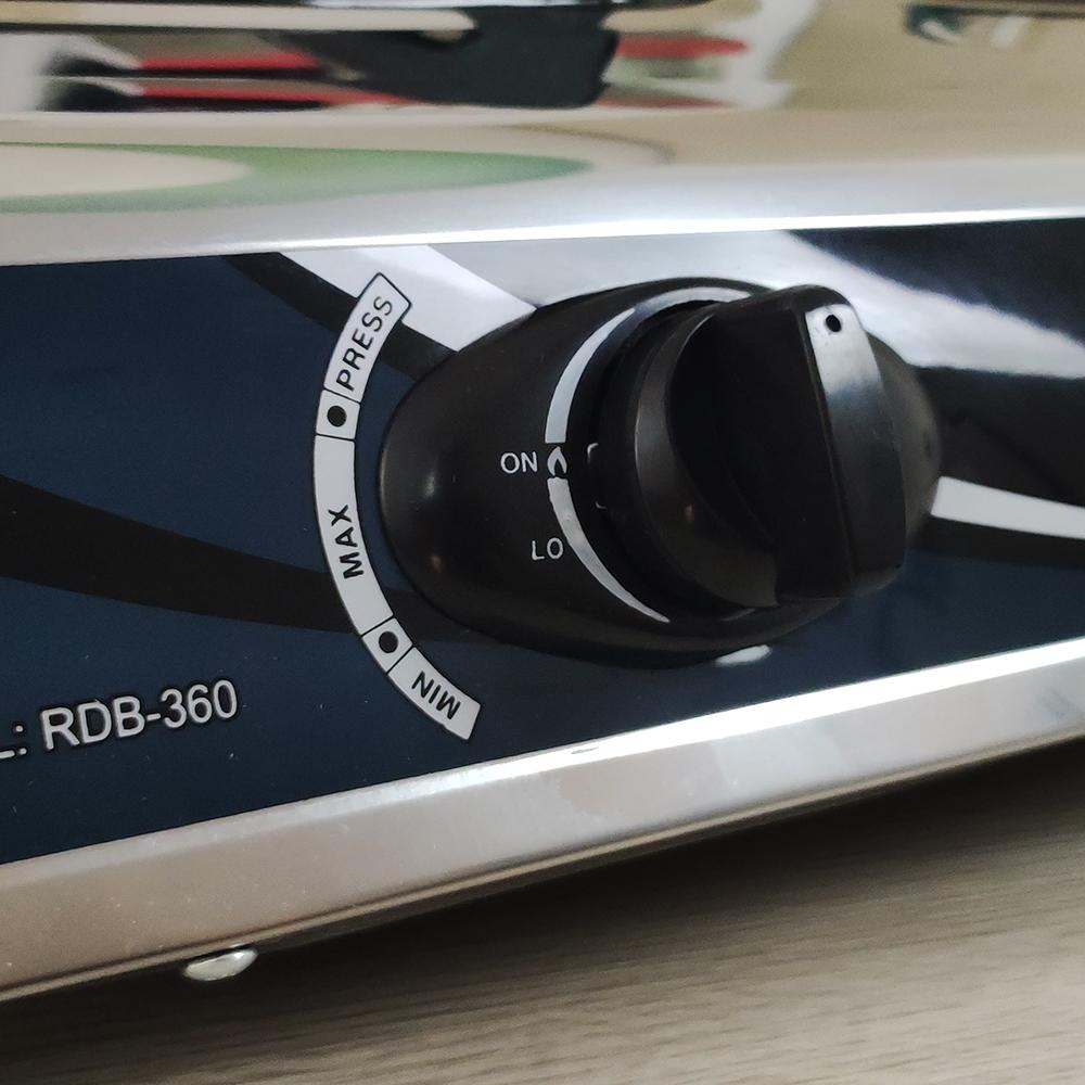 Bếp ga đôi mặt inox Raiden RDB-360A đầu đốt đồng nguyên chất cực bền
