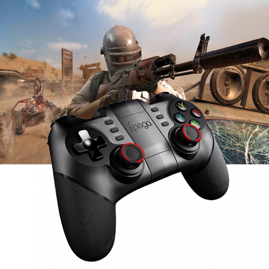 Tay Cầm Chơi Game Bluetooth iPega PG-9076 Dành Cho PS3, Android, Windows Cao Cấp AZONE - Hàng Nhập Khẩu