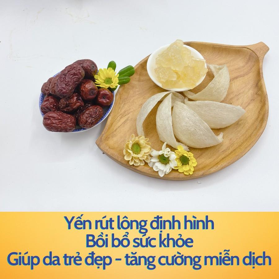 Tổ yến rút lông định hình 100gr - Bổ sung dinh dưỡng hàng ngày - Tốt cho hệ tiêu hóa - Tặng đường táo - Yến sào Đỗ Thị Toán