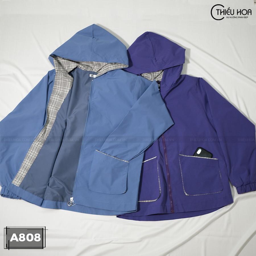 Áo khoác Kaki cao cấp mềm mịn thoáng mát chống tia UV cực tốt THIỀU HOA A808