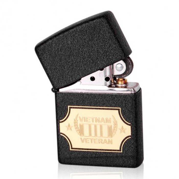 Bật Lửa Zippo 28875 - Vietnam War Black Crackle