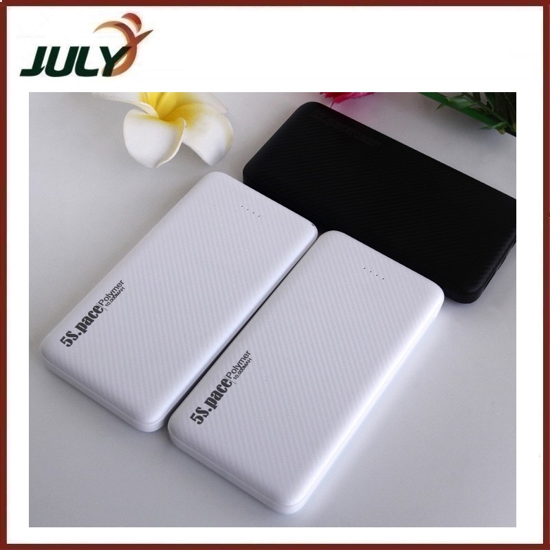 Sạc dự phòng 10.000mAh 5S.PACE model T01 2 cổng usb có sạc nhanh 2.1A 12W- JL