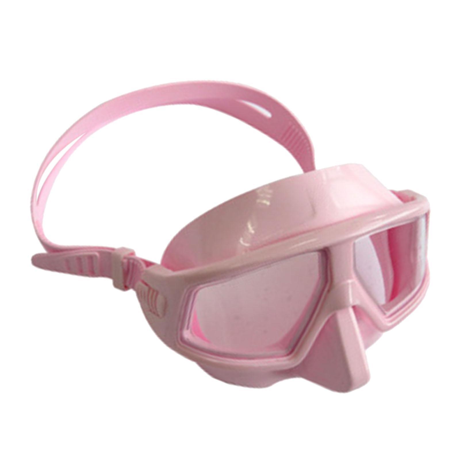 Dive Goggles Free Diving Goggles with Nose Cover Snorkel Goggles Panoramic Eyewear
