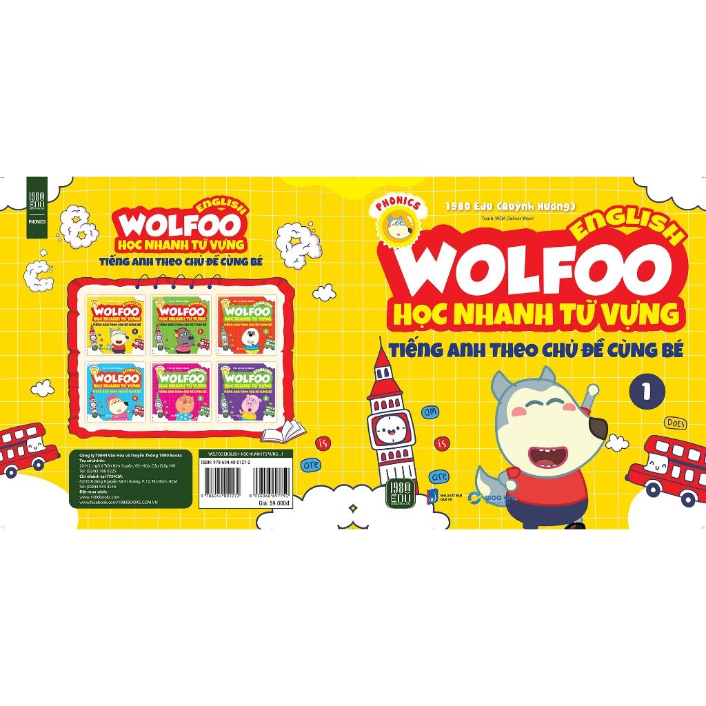 Sách - Wolfoo English – Học Nhanh Từ Vựng Tiếng Anh Theo Chủ Đề Cùng Bé 1