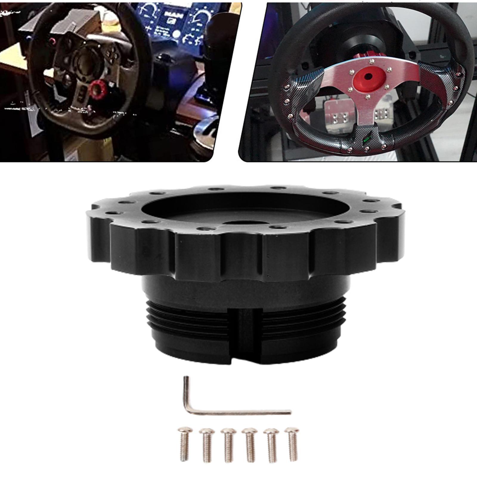 Steering Wheel Adapter Easy to Install Aluminium Alloy for  V10 Game