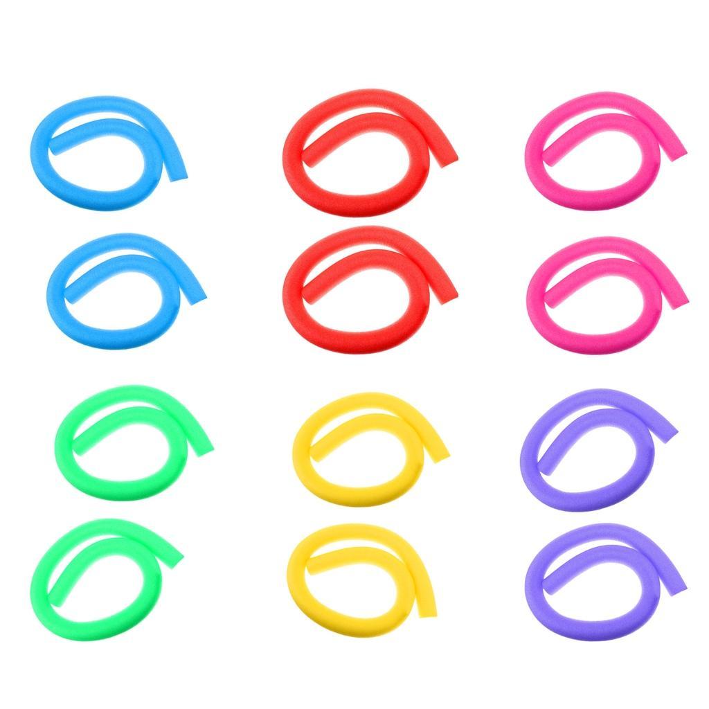 2 Pieces  Swimming Pool Noodle Hollow Foam Kids Adult  Float Aid