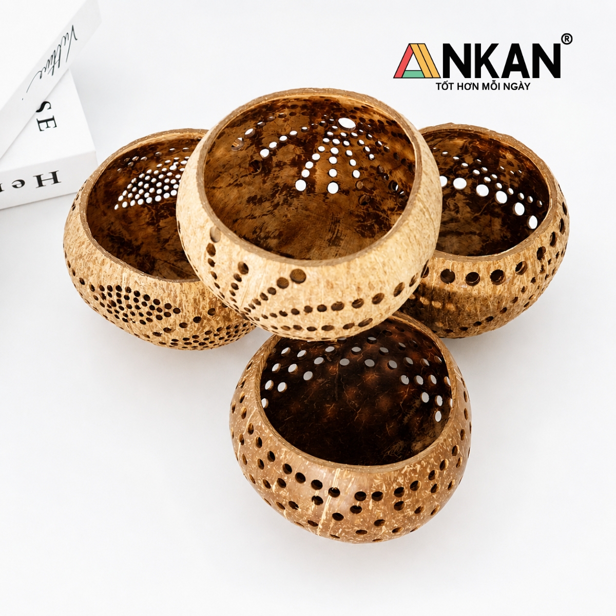Đèn Nến Decor Hình Chiếc Lá ANKAN - Chân Nến Tealight Handmade Phong Cách Vintage Trang Trí Cafe, Spa, Homestay