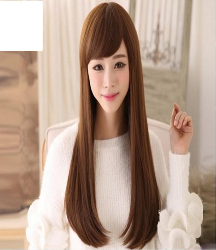 Tóc giả nữ hàn quốc tặng kèm lưới T117