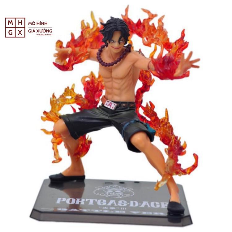 Mô hình One Piece ACE 2 đầu F.zero hàng cao cấp đế có chữ tên nhân vật ACE cao 15cm có hiệu ứng chiến đấu đặc biệt