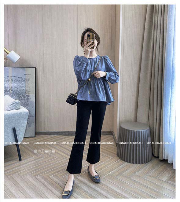 ÁO BẦU XINH XẮN CHẤT DENIN