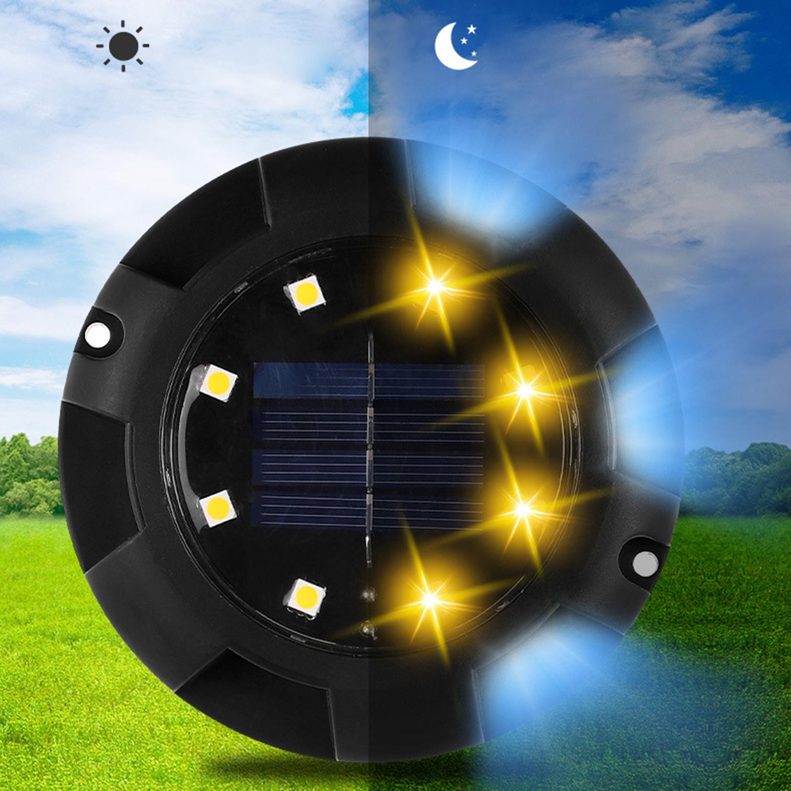 LED Solar Ground Lights Buried Lights Pathway Yard Lawn Lamp