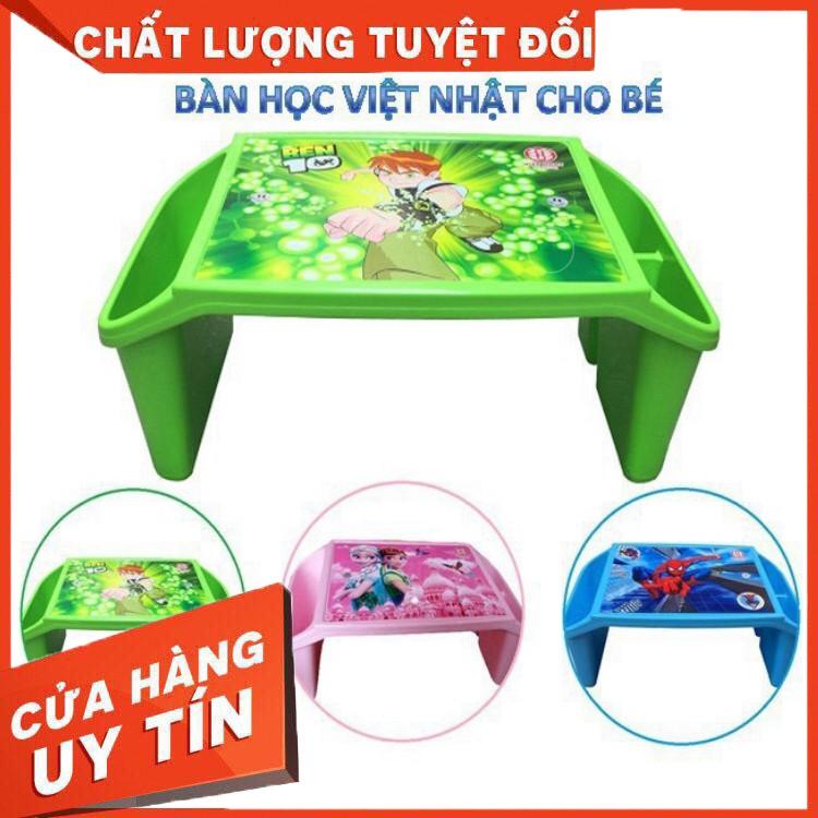 Bàn Học Nhựa Việt Nhật Cho Bé Có Ngăn Để Bút viết – nhiều màu cho bé lựa chọn