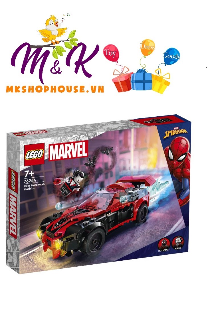 LEGO Superheores 76244 Siêu Xe Của Miles Morales