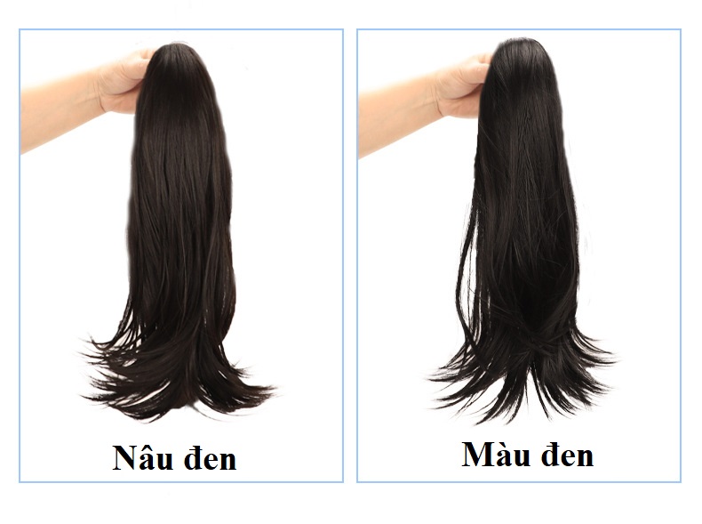 Ngoạm cụp đuôi lơi 35cm NG35 ️FREESHIP️ tóc giả ngoạm kẹp,ngoạm tóc giả