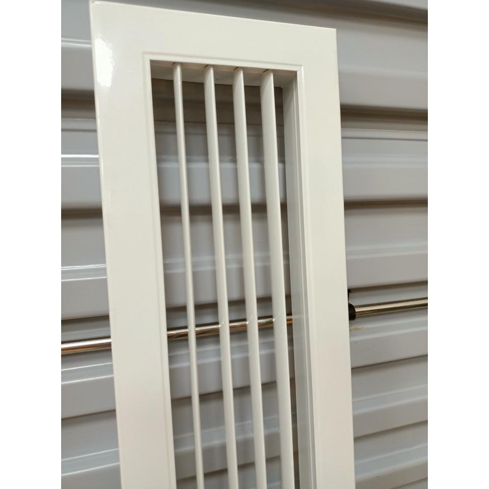 Cửa gió nan bầu dục 1000x 150mm cửa gió hồi điều hòa âm trần, cửa gió nhôm