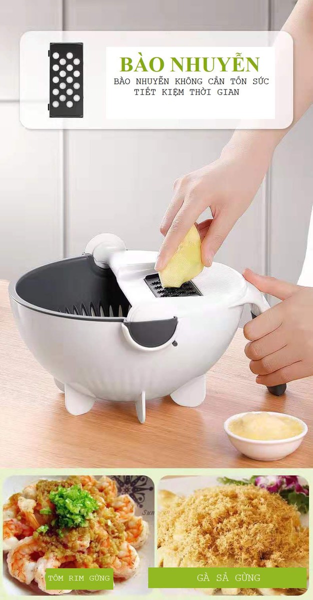 Bộ dụng cụ bào rau củ quả đa năng đa công dụng
