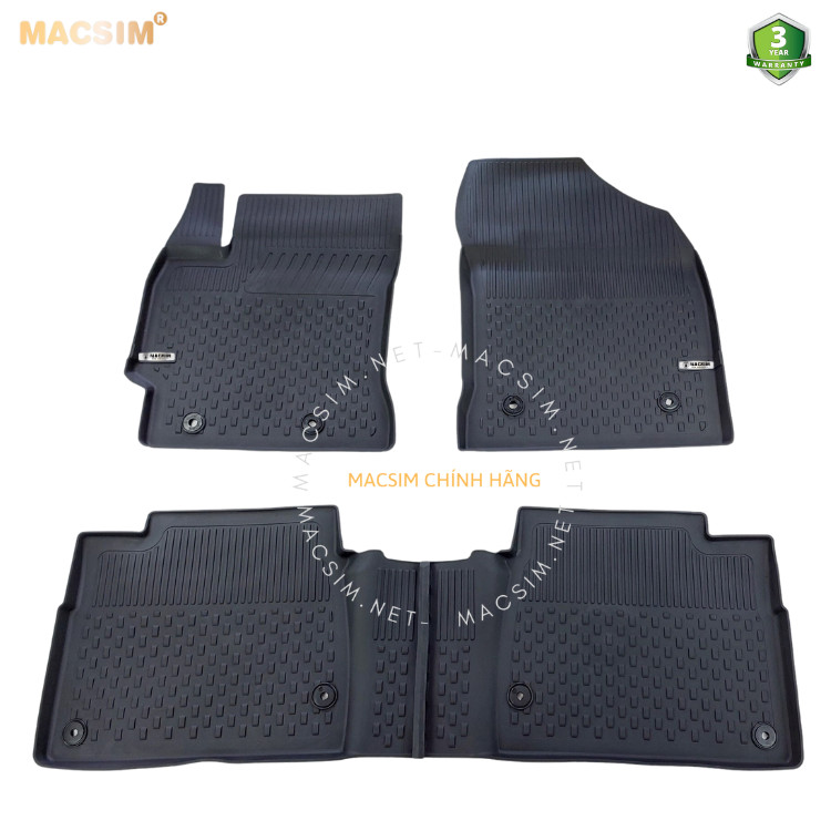 Thảm lót sàn ô tô nhựa TPE Silicon Toyota Corolla 2013-2018 Nhãn hiệu Macsim