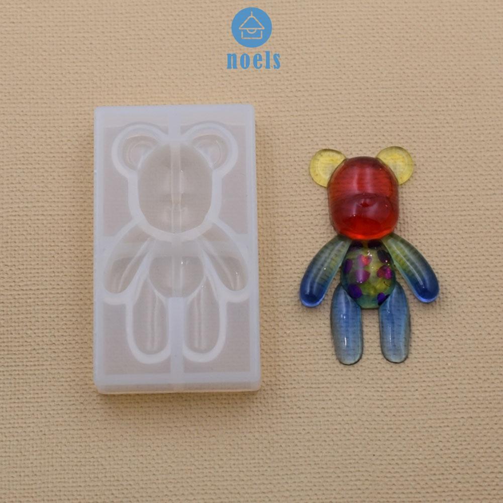 Khuôn Silicone Làm Mặt Dây Chuyền Hình Gấu Diy