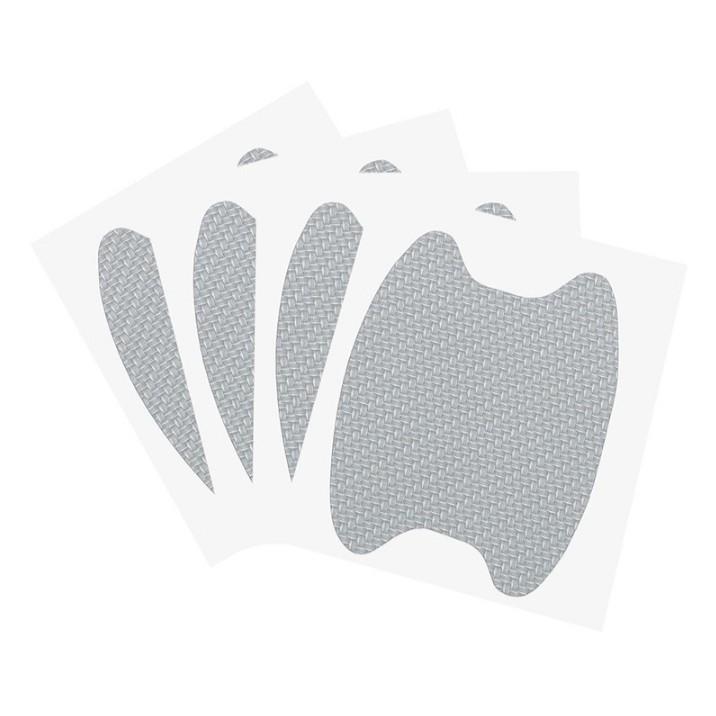 Bộ 4 Vỏ Bọc Tay Nắm Cửa Xe Hơi Bằng Sợi Carbon Chống Trầy Xước, Set 4 decal chống trầy xước trang trí HÕM CỬA ô tô