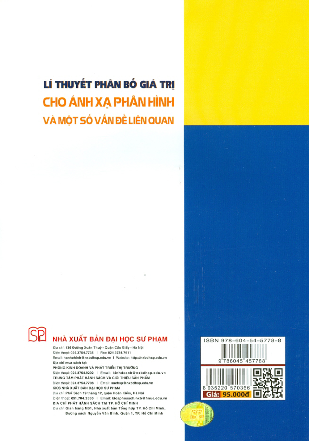 Lí Thuyết Phân Bố Giá Trị Cho Ánh Xạ Phân Hình Và Một Số Vấn Đề Liên Quan