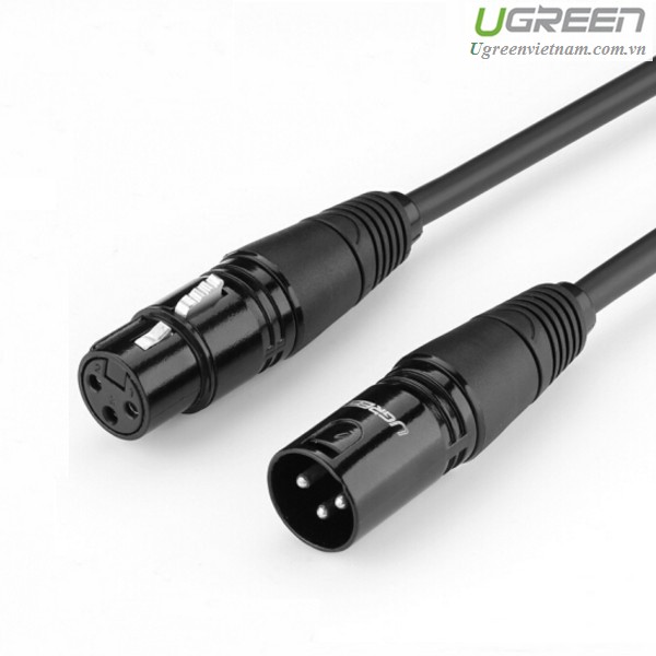 Cáp Nối Dài Ugreen XLR 20712 (5m) - Hàng Chính Hãng