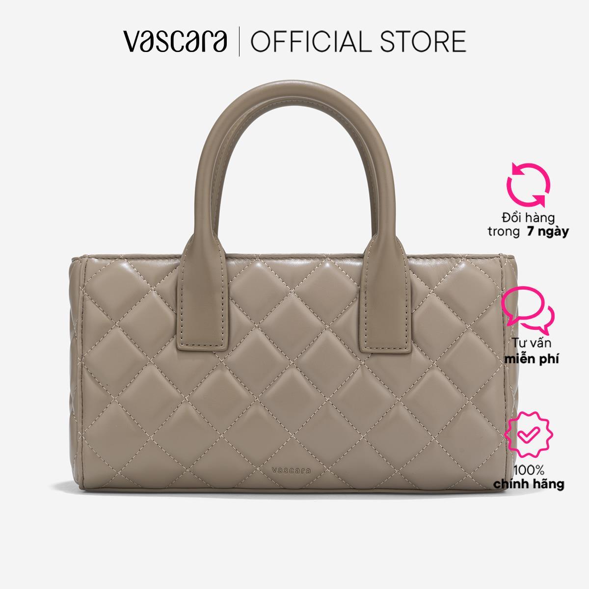 Vascara Túi Xách Tay Ép Khối Chần Bông - TOT 0169