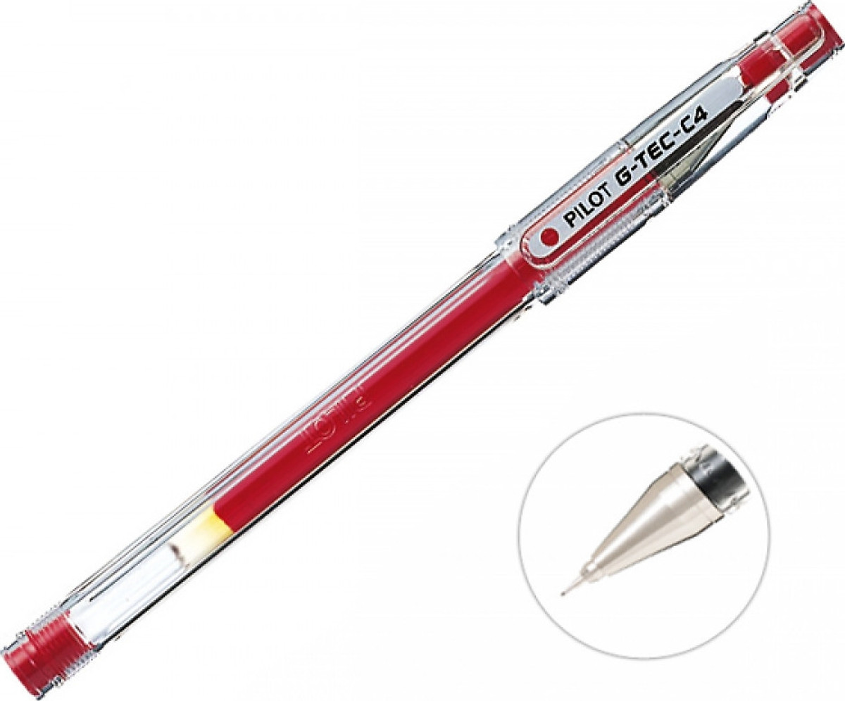 Combo Pilot 06 : 2 Bút Gel G-2 Mực Xanh + 1 Bút Gel G-Tec Mực Đỏ