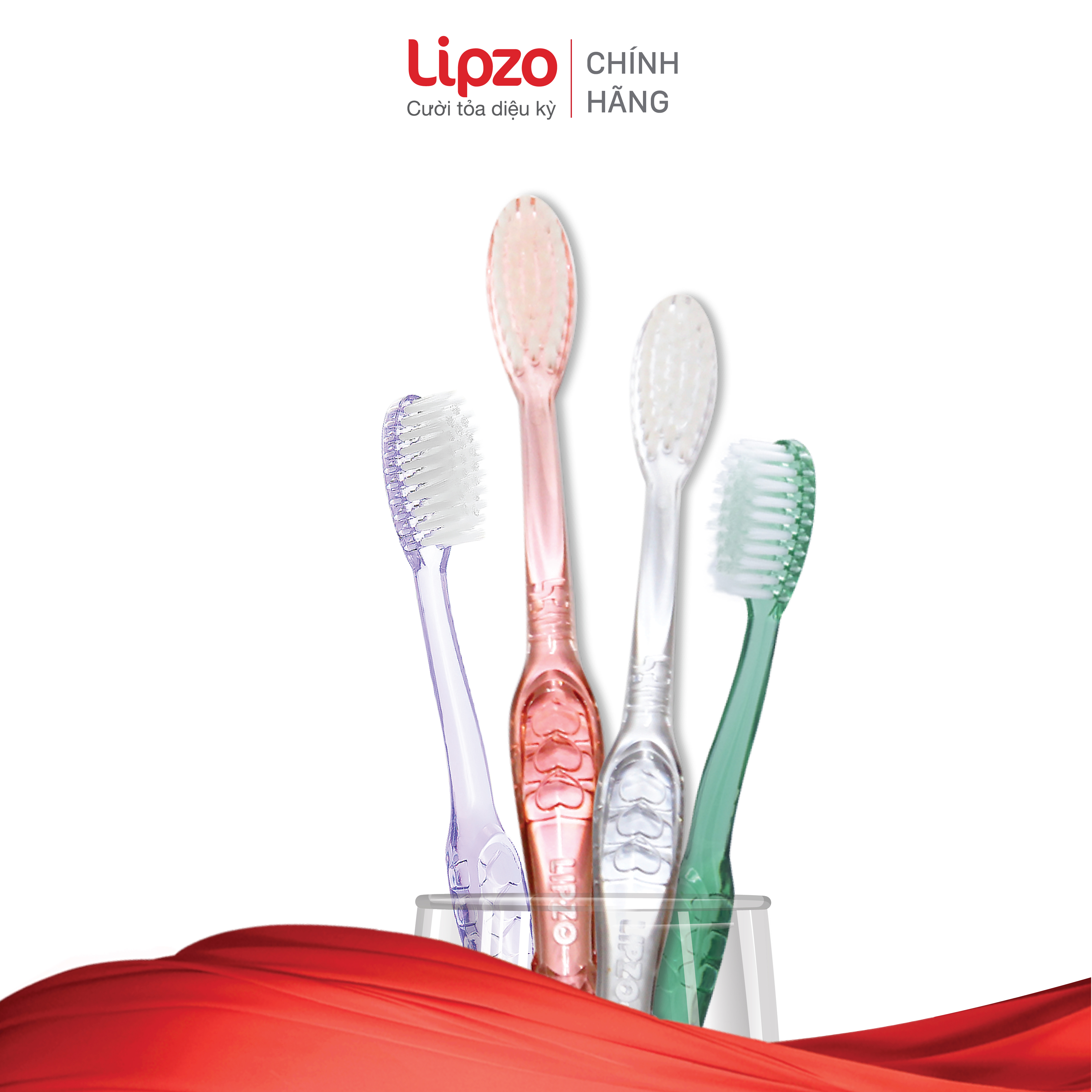Bộ Đôi Tiết Kiệm Bàn Chải Đánh Răng Lipzo Crys Love For Girl Cho Nữ Giới Công Nghệ Lông Nở Kết Hợp Chỉ Tơ Nha Khoa