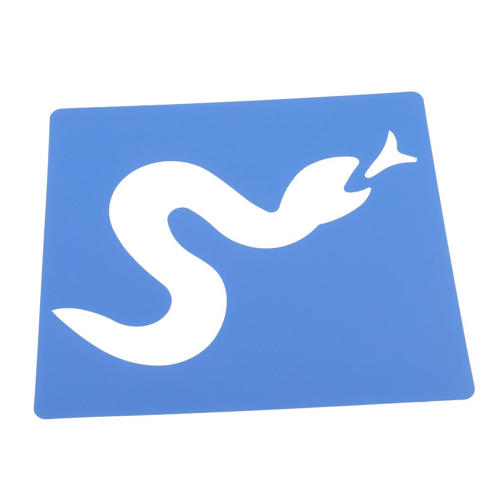 6 Cái/bộ Vẽ Bản Mẫu Stencils Thước Dành Cho Trẻ Em Đồ Trang Trí 14X15 Cm Số 1