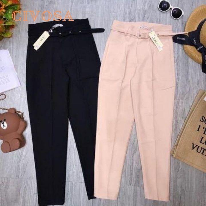 Quần tây công sở nữ baggy thời trang
