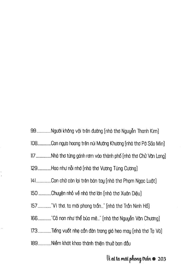 Vì Ai Ta Mãi Phong Trần