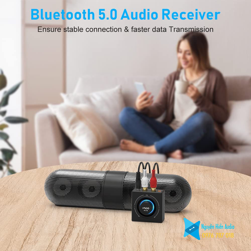 Bộ thu âm thanh Bluetooth B06T3 chuẩn aptx HD, hifi, AAC và LL Hàng chính hãng