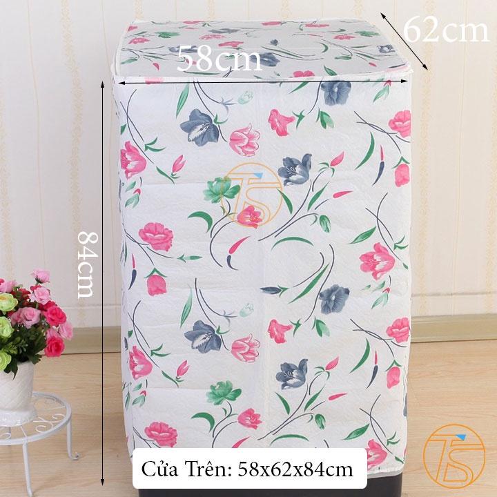 Áo Trùm Máy Giặt Cho Cửa Trên Và Cửa Ngang Dưới 12kg PEVA Dày 2 Lớp Chống Bụi Chống Nước, Washing-Machine Cover