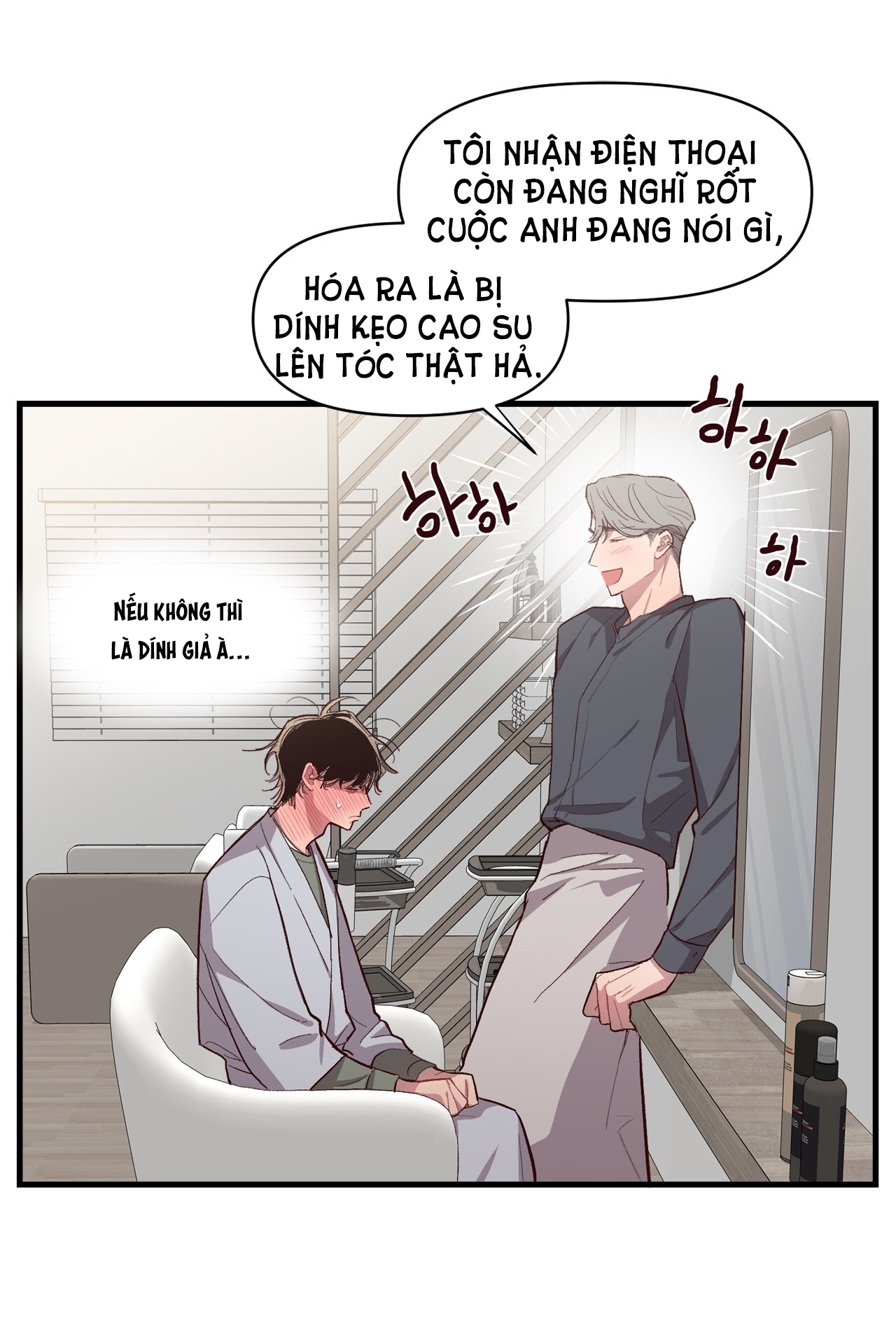 Điều Bí Mật Dưới Mái Tóc chapter 4.1 - Trang 14