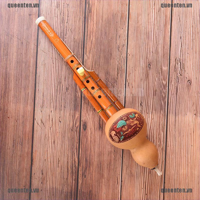 profeesional chinese hulusi gourd cucurbit flute c key ethnic instrument QUVN
