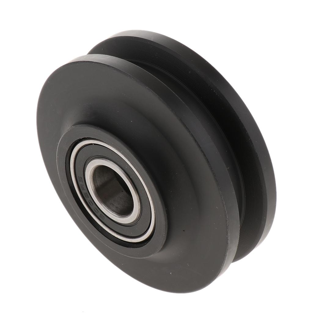 4pcs Sliding Barn Door Wheel Closet Hardware Roller Cabinet Pulley 7x4cm