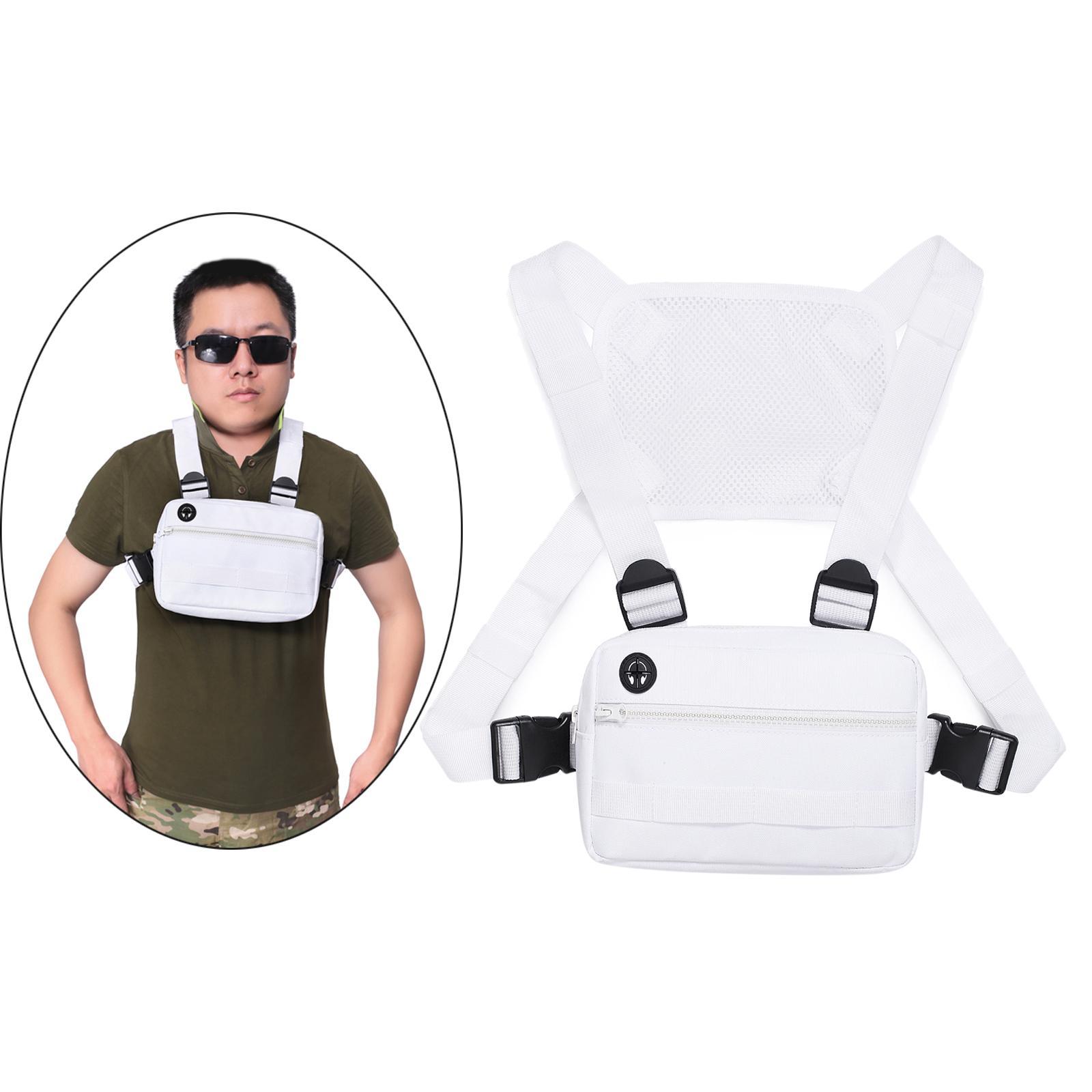Men Chest Rig  Outdoor Harness Bag Hiking Pouch Shoulder