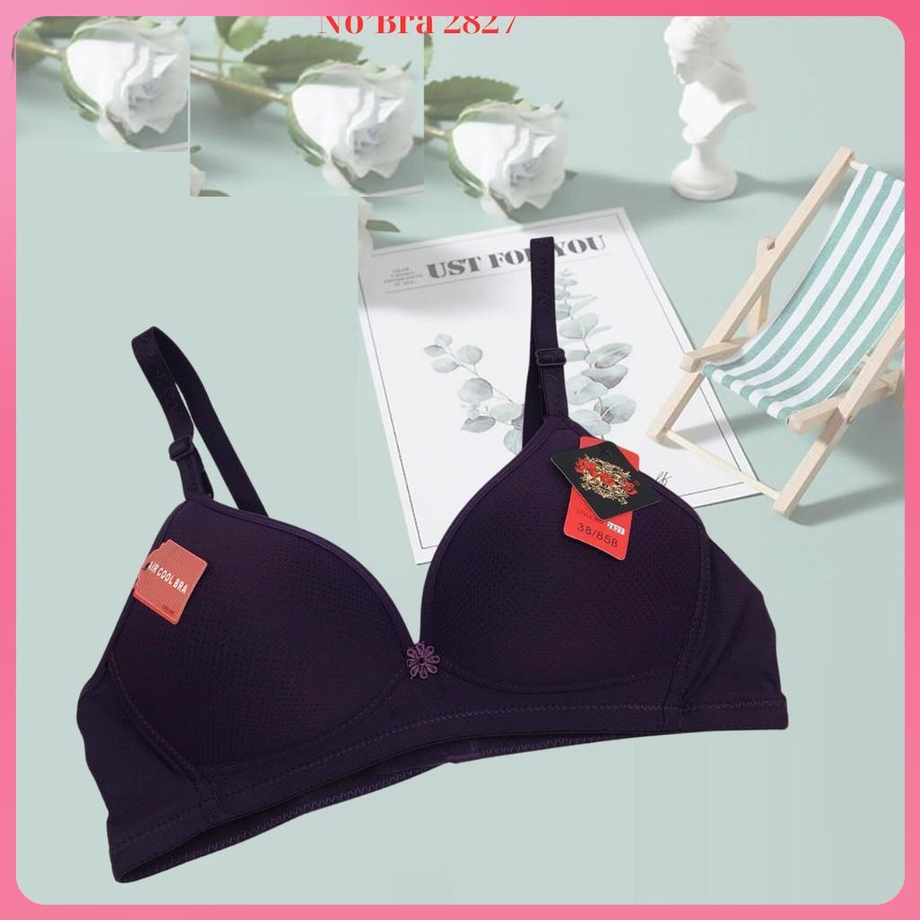 Áo ngực thông hơi - No' bra  N2827 , không mút, không gọng, mặc thoải mái - Da