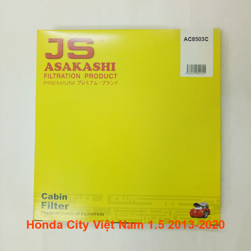 Lọc gió điều hòa cho xe Honda City Việt Nam 1.5 2013, 2014, 2015, 2016, 2017, 2018, 2019, 2020 80292-TJA-H01 mã AC8503-3