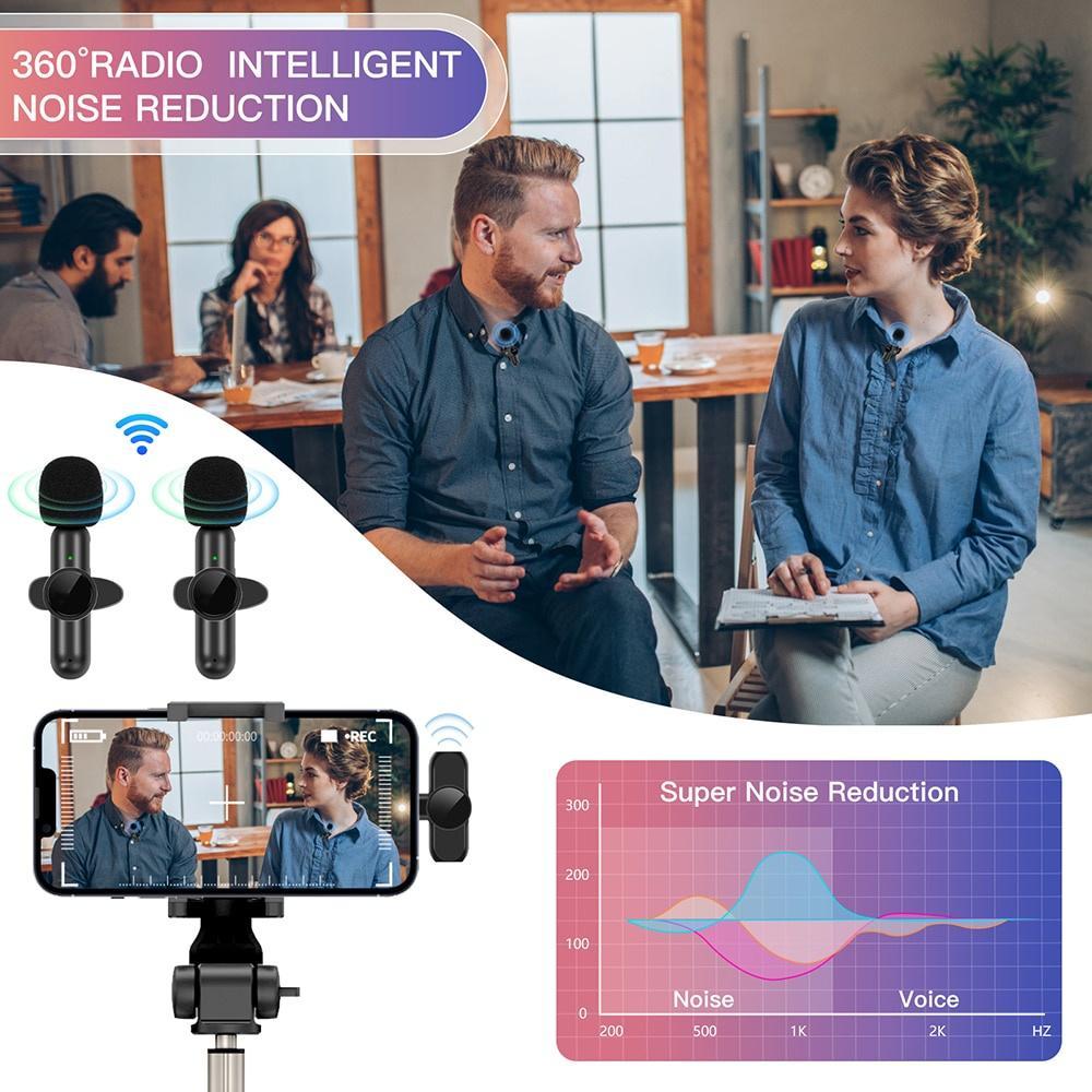 Micro Không Dây Mini Di Động Hỗ Trợ Quay Video / Phát Trực Tiếp Cho Điện Thoại IOS Android
