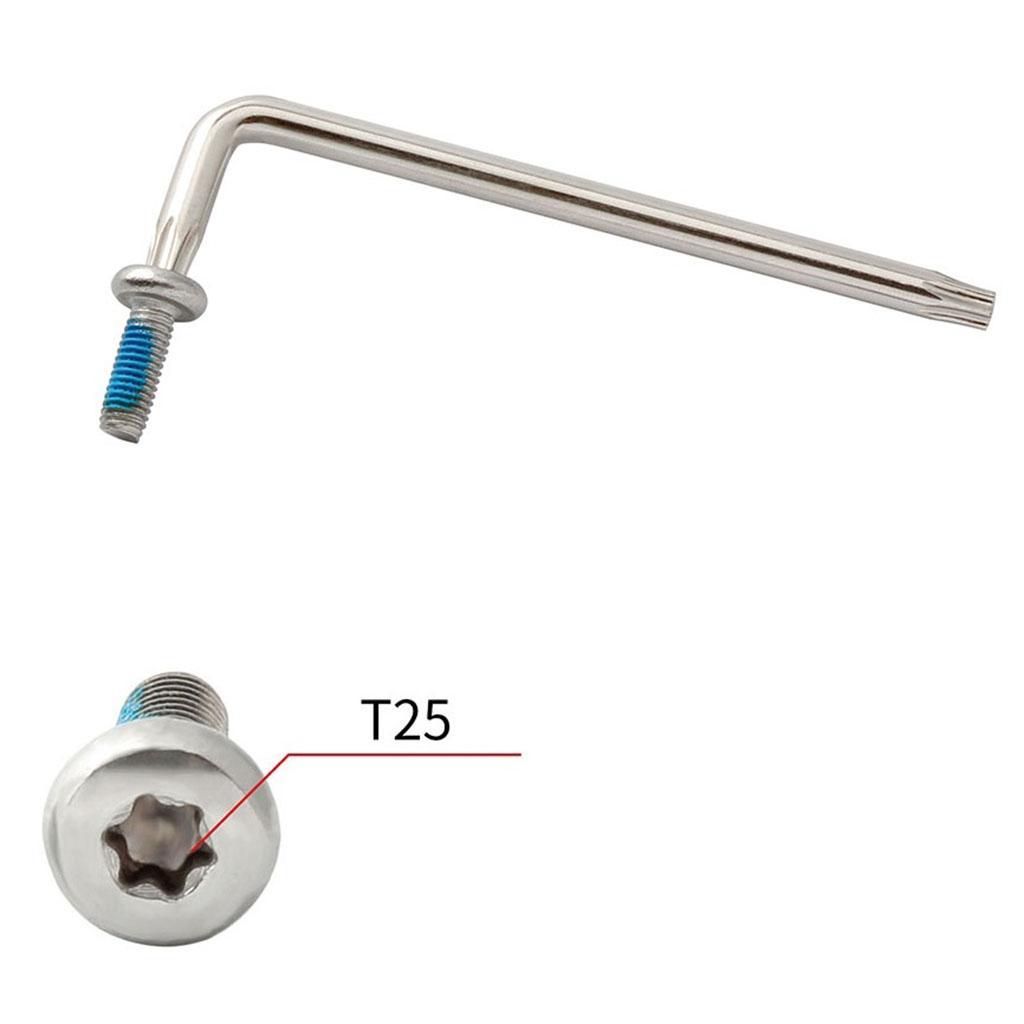 Pack of 12pcs Bolts M5x10 Screws for  Bike Disc Brake Cycle Rotor Bike  Bracket Mount Keys