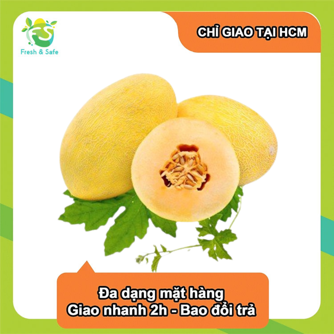 Chỉ Giao Hcm Dưa Lưới Huỳnh Long - Trái 1.3Kg