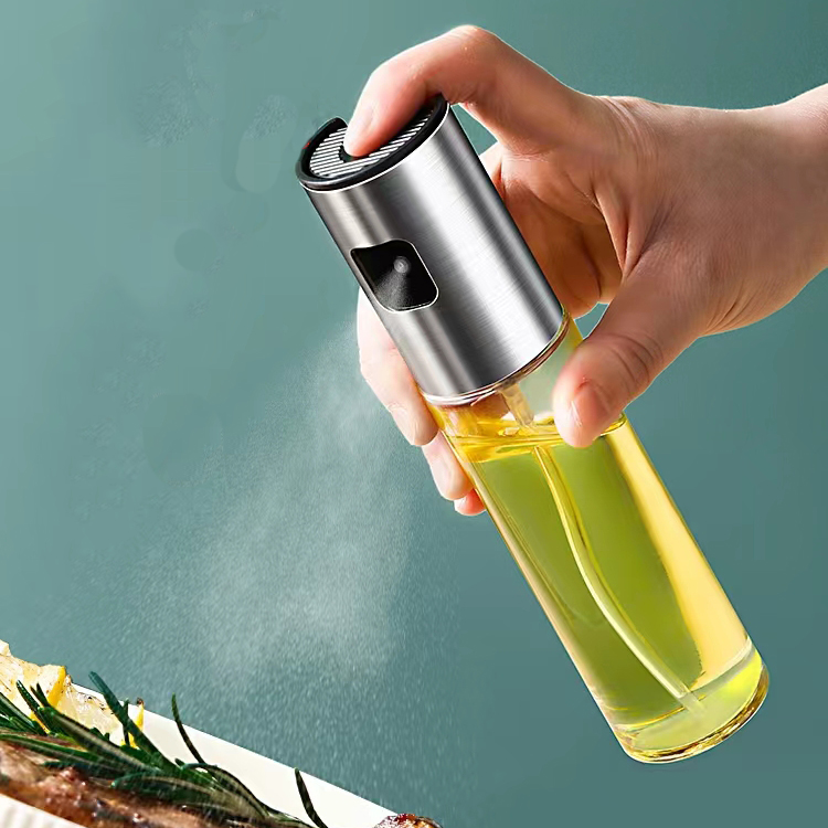 Bình Xịt Dầu Ăn, Lọ Đựng Gia Vị Thủy Tinh Dạng Xịt Tiện Lợi