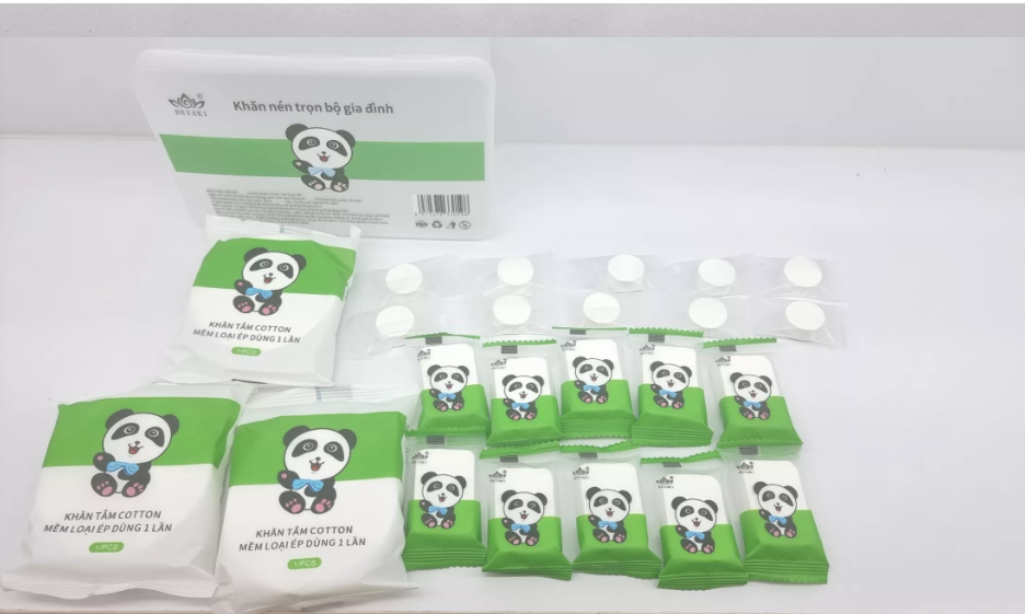 Combo Du Lịch Gia Đình Beyaki 23 Viên Kèm 1 Bịch Bông Tẩy Trang 200 Miếng