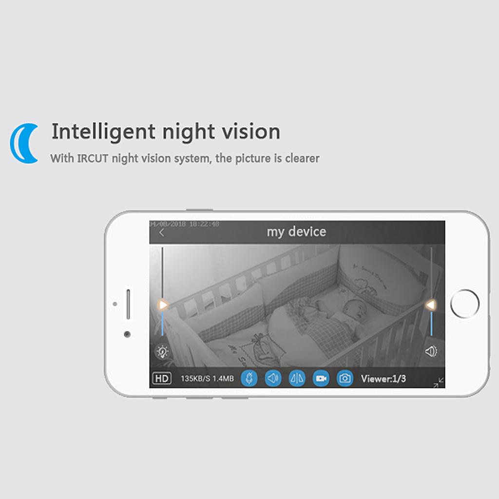 GC60 P2P Wireless Security Camera 720P WiFi Home for Baby Night Vision EU