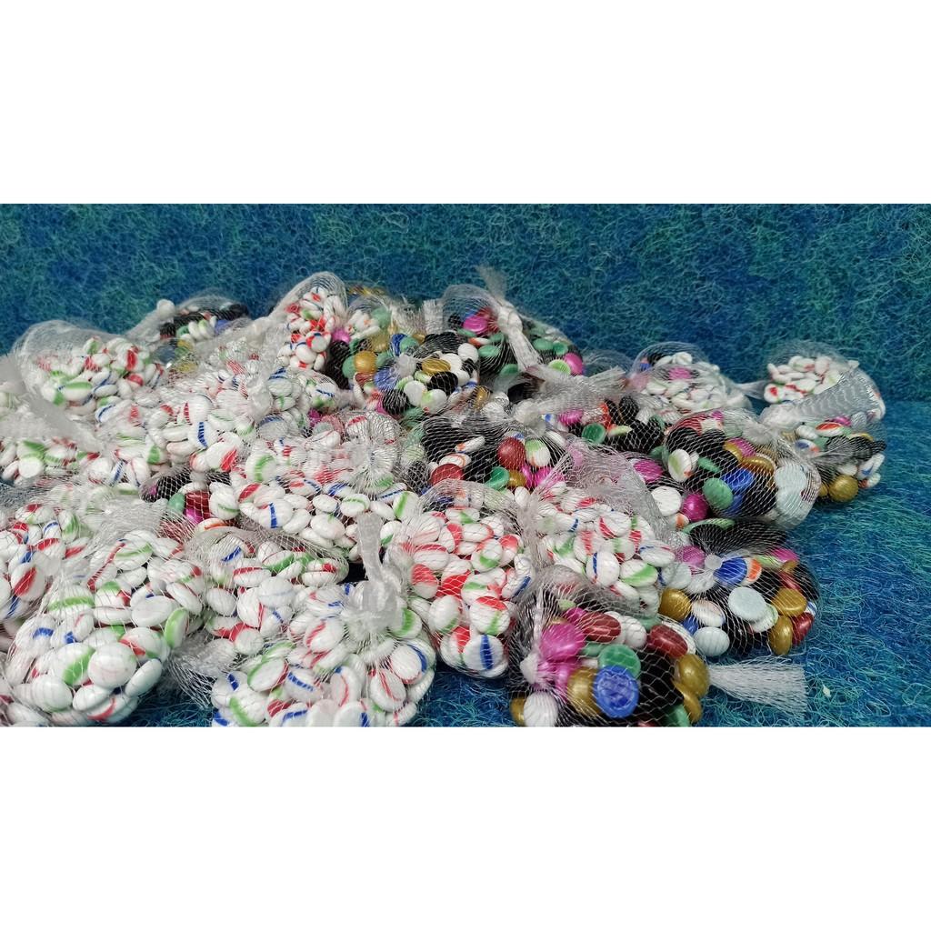 Sỏi thủy tinh trang trí bể cá, trang trí nhà cửa túi 500g
