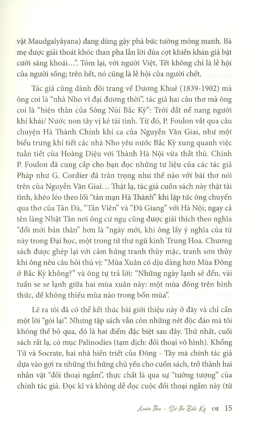 XUÂN THU SỬ THI BẮC KỲ - Pierre Foulon - Phan Tín Dụng dịch – Maihabooks