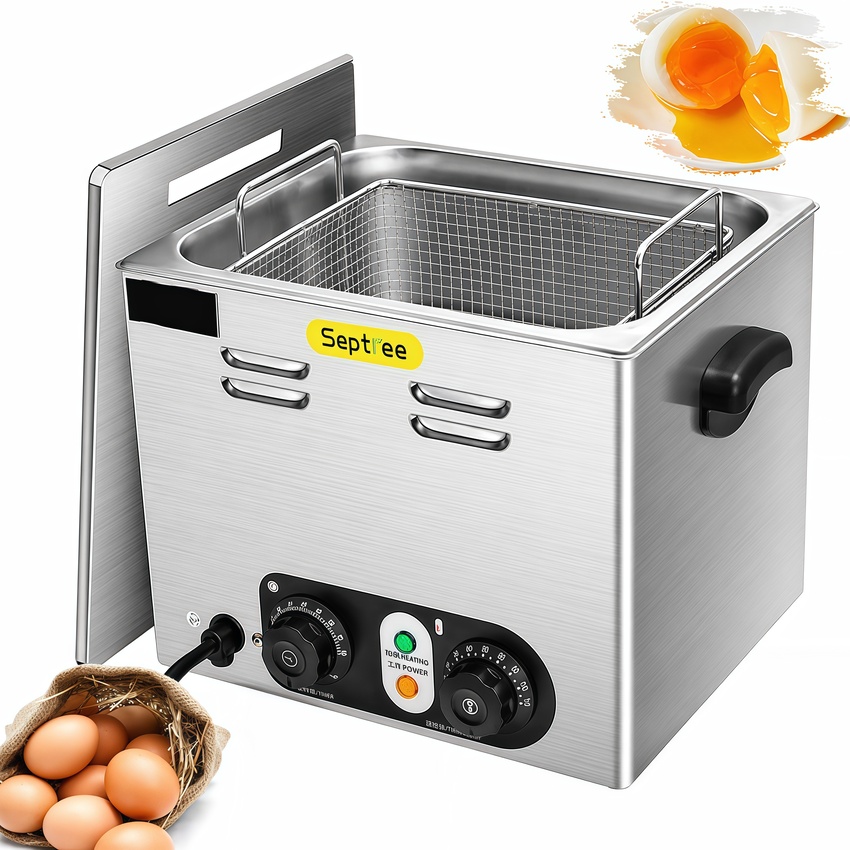 Máy Nấu Trứng Onsen Septree EF-01 Hàng Nhập Khẩu - Điều Chỉnh Nhiệt Chính Xác, Hoạt Động Ổn Định