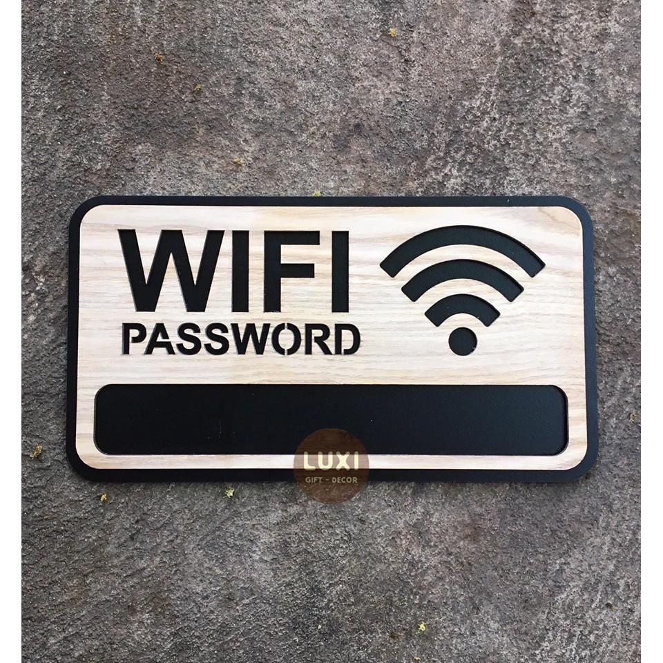 Bảng gỗ Password Wifi KHOAIGO DECOR